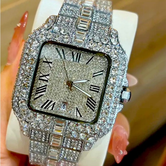 Vvs 1 Moissanite diamond watch